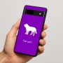 כיסוי בעיצוב אישי עם השם שלך לדגם - Google Pixel 7a 5G בעיצוב כלב