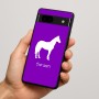 כיסוי בעיצוב אישי עם השם שלך לדגם - Google Pixel 7a 5G בעיצוב סוס