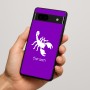 כיסוי בעיצוב אישי עם השם שלך לדגם - Google Pixel 7a 5G בעיצוב עקרב