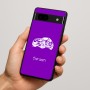 כיסוי בעיצוב אישי עם השם שלך לדגם - Google Pixel 7a 5G בעיצוב מכונית