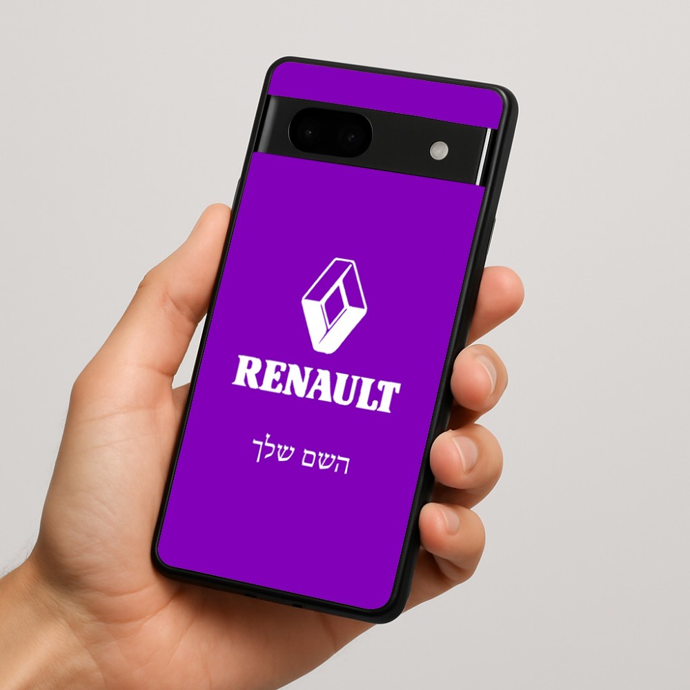 כיסוי בעיצוב אישי עם השם שלך לדגם - Google Pixel 7a 5G בעיצוב רנו
