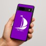 כיסוי בעיצוב אישי עם השם שלך לדגם - Google Pixel 7a 5G בעיצוב סירה