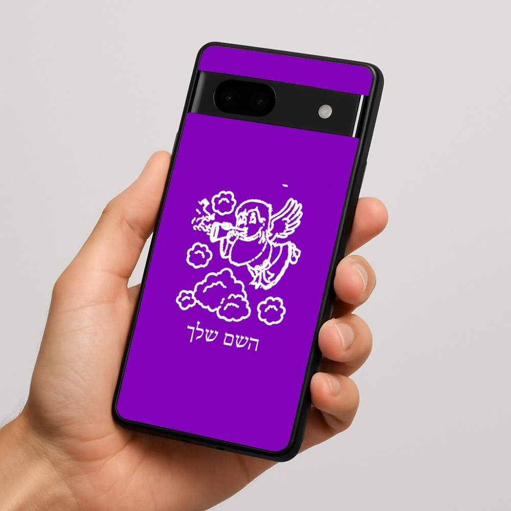 כיסוי בעיצוב אישי עם השם שלך לדגם - Google Pixel 7a 5G בעיצוב מחזמר אנג'ל 2