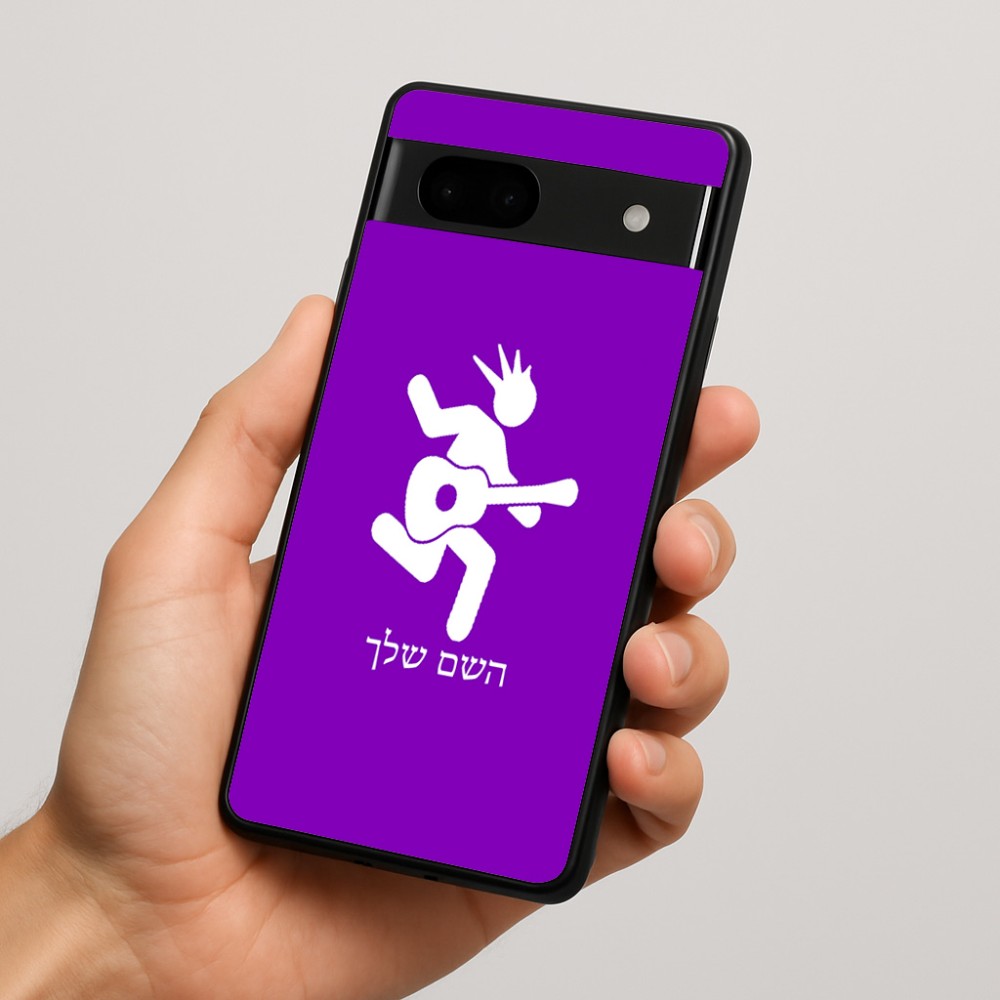 כיסוי בעיצוב אישי עם השם שלך לדגם - Google Pixel 7a 5G בעיצוב נגן גיטרה