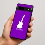 כיסוי בעיצוב אישי עם השם שלך לדגם - Google Pixel 7a 5G בעיצוב גיטרה