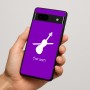 כיסוי בעיצוב אישי עם השם שלך לדגם - Google Pixel 7a 5G בעיצוב כינור
