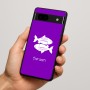 כיסוי בעיצוב אישי עם השם שלך לדגם - Google Pixel 7a 5G בעיצוב מזלות - דגים
