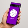 כיסוי בעיצוב אישי עם השם שלך לדגם - Google Pixel 7a 5G בעיצוב כדורסל