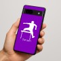 כיסוי בעיצוב אישי עם השם שלך לדגם - Google Pixel 7a 5G בעיצוב קפיצת משוכות