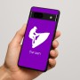 כיסוי בעיצוב אישי עם השם שלך לדגם - Google Pixel 7a 5G בעיצוב אופנוע ים