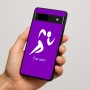 כיסוי בעיצוב אישי עם השם שלך לדגם - Google Pixel 7a 5G בעיצוב רצים אולימפיים