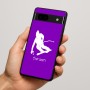 כיסוי בעיצוב אישי עם השם שלך לדגם - Google Pixel 7a 5G בעיצוב סקי