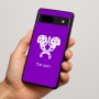 כיסוי בעיצוב אישי עם השם שלך לדגם - Google Pixel 7a 5G בעיצוב פרחי קרן