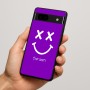 כיסוי בעיצוב אישי עם השם שלך לדגם - Google Pixel 7a 5G בעיצוב סמיילי