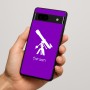 כיסוי בעיצוב אישי עם השם שלך לדגם - Google Pixel 7a 5G בעיצוב טלסקופ
