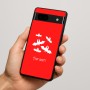 כיסוי בעיצוב אישי עם השם שלך לדגם - Google Pixel 7a 5G בעיצוב עטלפים