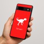 כיסוי בעיצוב אישי עם השם שלך לדגם - Google Pixel 7a 5G בעיצוב דינוזאור
