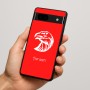 כיסוי בעיצוב אישי עם השם שלך לדגם - Google Pixel 7a 5G בעיצוב ראש נשר