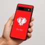 כיסוי בעיצוב אישי עם השם שלך לדגם - Google Pixel 7a 5G בעיצוב ראש פיל