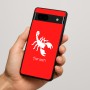 כיסוי בעיצוב אישי עם השם שלך לדגם - Google Pixel 7a 5G בעיצוב עקרב