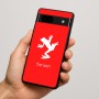 כיסוי בעיצוב אישי עם השם שלך לדגם - Google Pixel 7a 5G בעיצוב צפרדע טרופית