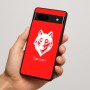 כיסוי בעיצוב אישי עם השם שלך לדגם - Google Pixel 7a 5G בעיצוב זאב