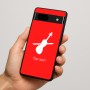 כיסוי בעיצוב אישי עם השם שלך לדגם - Google Pixel 7a 5G בעיצוב כינור
