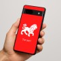 כיסוי בעיצוב אישי עם השם שלך לדגם - Google Pixel 7a 5G בעיצוב מזלות - אריה