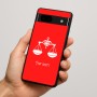 כיסוי בעיצוב אישי עם השם שלך לדגם - Google Pixel 7a 5G בעיצוב מזלות - מאזניים