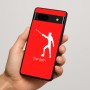 כיסוי בעיצוב אישי עם השם שלך לדגם - Google Pixel 7a 5G בעיצוב לוחם סייף