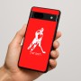 כיסוי בעיצוב אישי עם השם שלך לדגם - Google Pixel 7a 5G בעיצוב שחקן הוקי