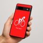 כיסוי בעיצוב אישי עם השם שלך לדגם - Google Pixel 7a 5G בעיצוב אופניים אולימפיים