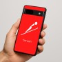 כיסוי בעיצוב אישי עם השם שלך לדגם - Google Pixel 7a 5G בעיצוב קפיצת סקי אולימפית