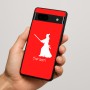 כיסוי בעיצוב אישי עם השם שלך לדגם - Google Pixel 7a 5G בעיצוב סמוראי