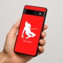 כיסוי בעיצוב אישי עם השם שלך לדגם - Google Pixel 7a 5G בעיצוב סקי