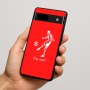 כיסוי בעיצוב אישי עם השם שלך לדגם - Google Pixel 7a 5G בעיצוב שחקן כדורגל