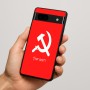 כיסוי בעיצוב אישי עם השם שלך לדגם - Google Pixel 7a 5G בעיצוב פטיש ומגל