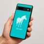 כיסוי בעיצוב אישי עם השם שלך לדגם - Google Pixel 7a 5G בעיצוב זברה