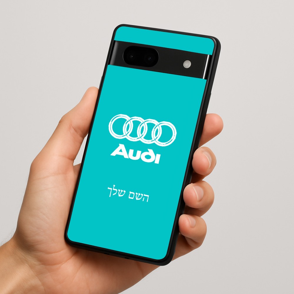 כיסוי בעיצוב אישי עם השם שלך לדגם - Google Pixel 7a 5G בעיצוב אאודי