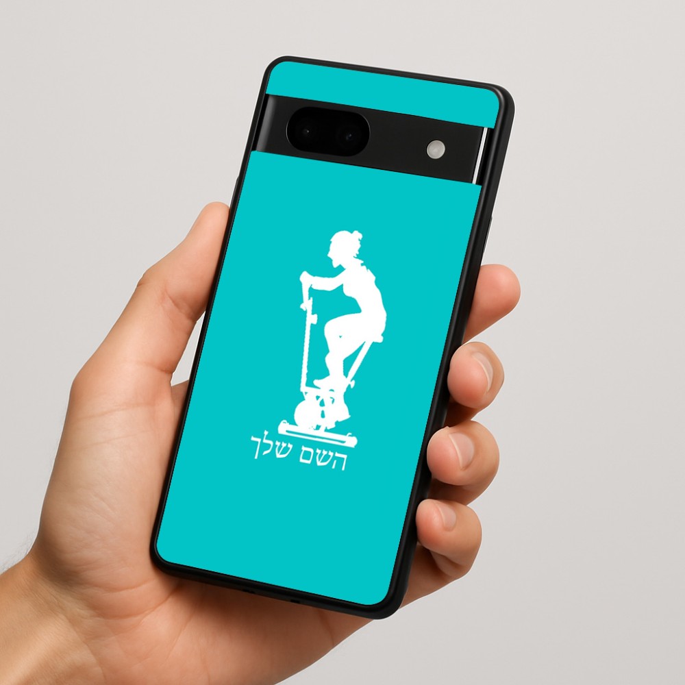 כיסוי בעיצוב אישי עם השם שלך לדגם - Google Pixel 7a 5G בעיצוב אימון ספינינג - אישה