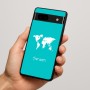 כיסוי בעיצוב אישי עם השם שלך לדגם - Google Pixel 7a 5G בעיצוב מפת העולם