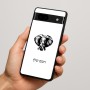 כיסוי בעיצוב אישי עם השם שלך לדגם - Google Pixel 7a 5G בעיצוב ראש פיל