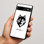כיסוי בעיצוב אישי עם השם שלך לדגם - Google Pixel 7a 5G בעיצוב זאב