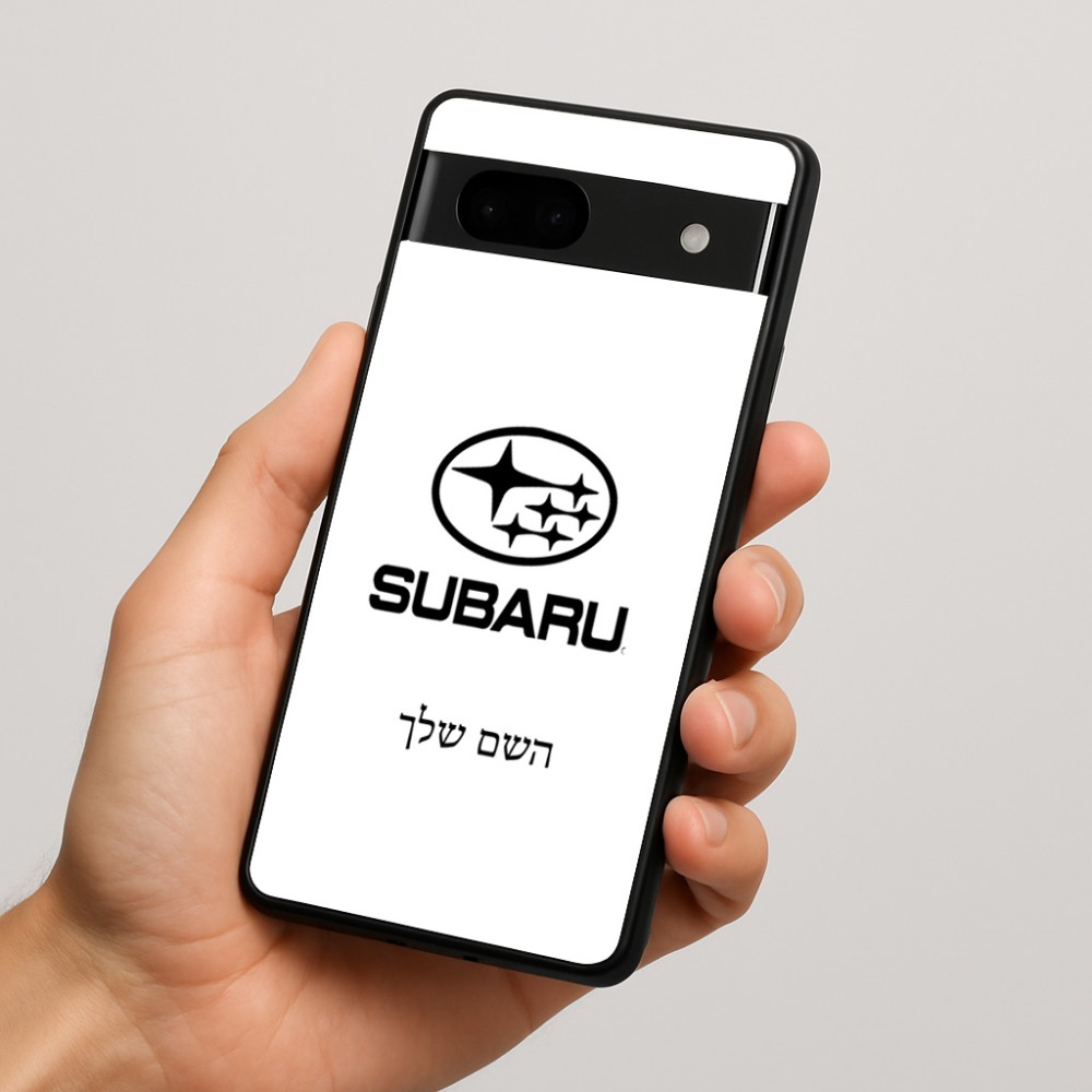כיסוי בעיצוב אישי עם השם שלך לדגם - Google Pixel 7a 5G בעיצוב סובארו