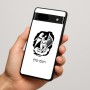 כיסוי בעיצוב אישי עם השם שלך לדגם - Google Pixel 7a 5G בעיצוב אנג'ל מוזיקלי