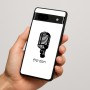 כיסוי בעיצוב אישי עם השם שלך לדגם - Google Pixel 7a 5G בעיצוב מיקרופון