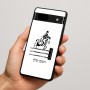כיסוי בעיצוב אישי עם השם שלך לדגם - Google Pixel 7a 5G בעיצוב רוכב סוסים