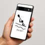 כיסוי בעיצוב אישי עם השם שלך לדגם - Google Pixel 7a 5G בעיצוב קיאק אולימפי