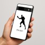 כיסוי בעיצוב אישי עם השם שלך לדגם - Google Pixel 7a 5G בעיצוב שחקן פינג פונג