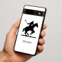 כיסוי בעיצוב אישי עם השם שלך לדגם - Google Pixel 7a 5G בעיצוב שחקן פולו - סוס